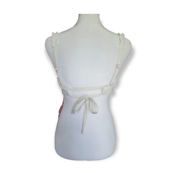 STONEY‎ Clover Ln Bikini Top White Size Medium - Picture 5 of 6